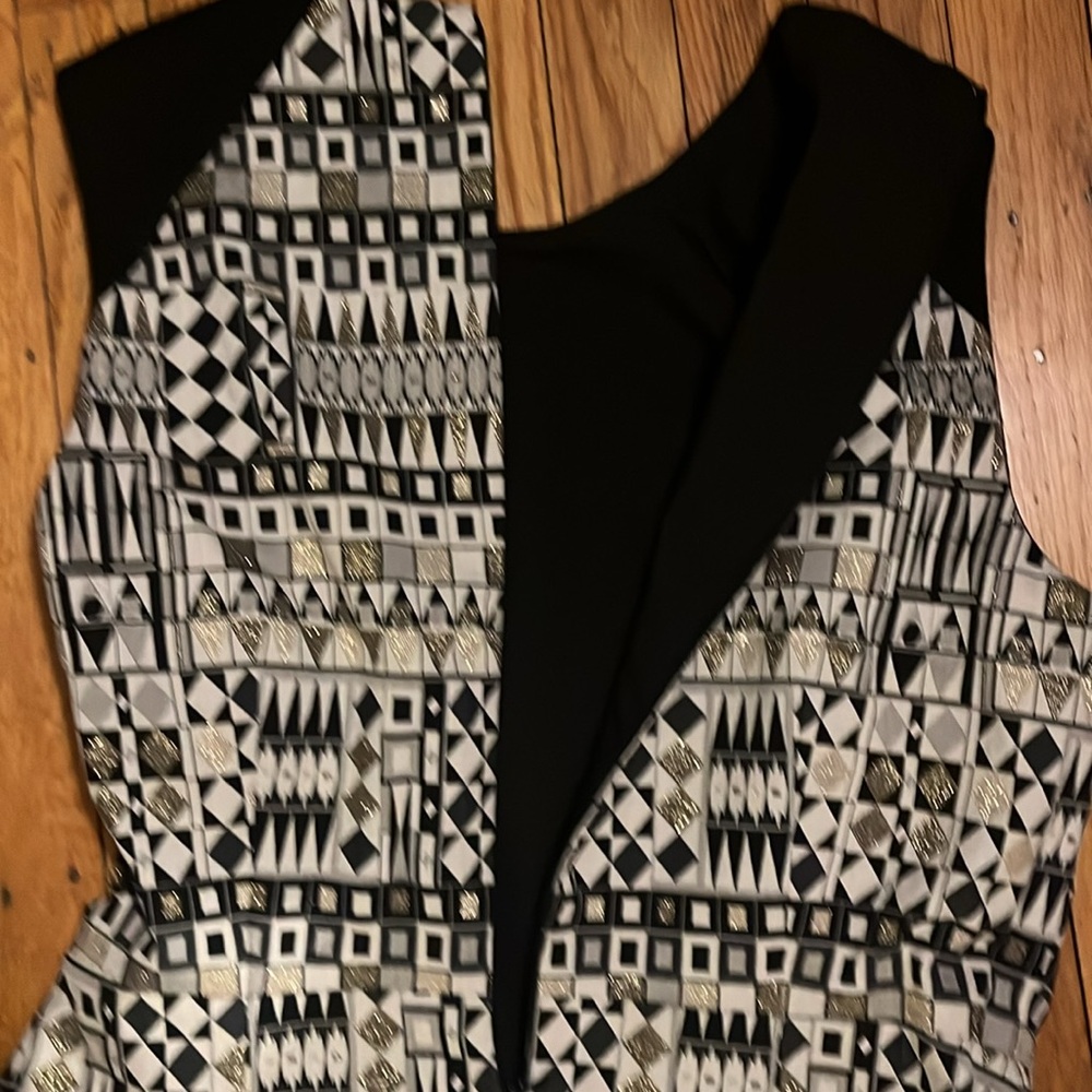 J Mclaughlin Sparkling Pattern And Black Party Dr… - image 7